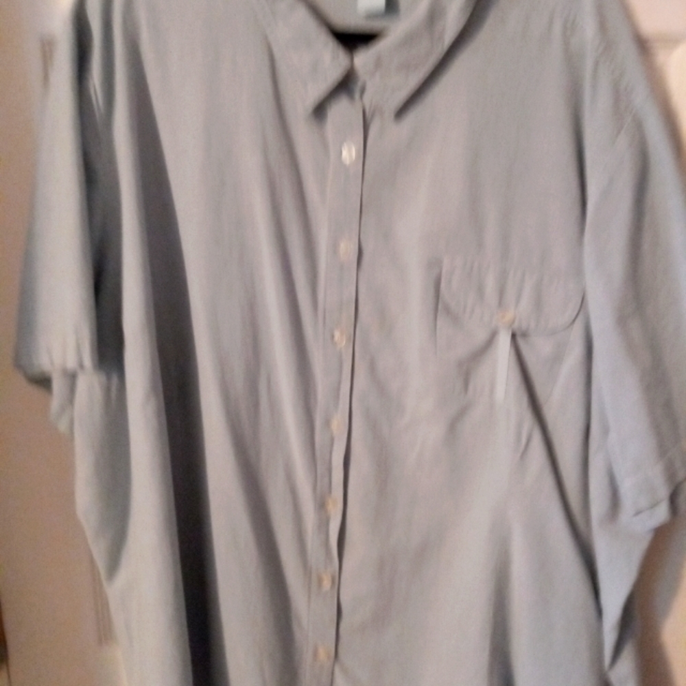 5X Chambray short sleeve top